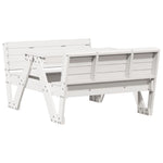 HKH Mesa de Piquenique P/ Crianças 88x122x58 Cm Pinho Maciço - Branco