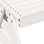 HKH Mesa de Piquenique P/ Crianças 88x122x58 Cm Pinho Maciço - Branco