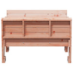 HKH Mesa Piquenique P/ Crianças 88x122x58 Cm Madeira Douglas Maciça - Marrom