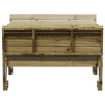 HKH Mesa de Piquenique para Crianças 88x122x58 Cm Pinho Impregnado - Marrom