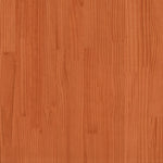 HKH Mesa de Bar para Exterior com Telhado Madeira Maciça Castanho - Marrom