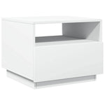 HKH Mesa de Centro com Luzes Led - Branco