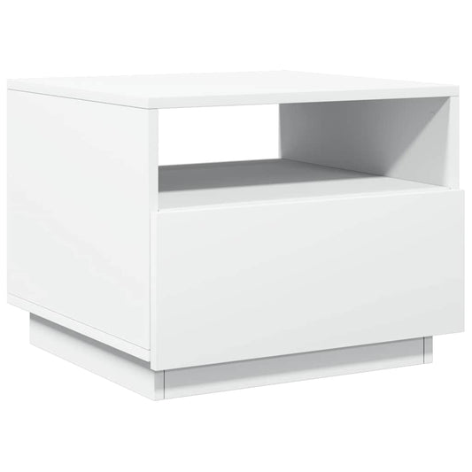 HKH Mesa de Centro com Luzes Led - Branco