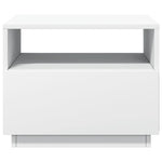 HKH Mesa de Centro com Luzes Led - Branco