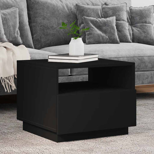 Mesa de centro HKH con luces LED - Negro