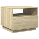 HKH Mesa de Centro com Luzes Led Carvalho Sonoma