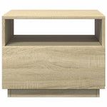 HKH Mesa de Centro com Luzes Led Carvalho Sonoma