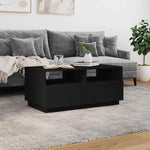 HKH Mesa de Centro com Luzes Led - Preto
