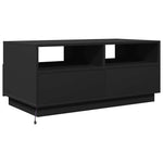HKH Mesa de Centro com Luzes Led - Preto
