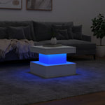 HKH Mesa de Centro com Luzes Led - Branco