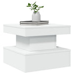 HKH Mesa de Centro com Luzes Led - Branco