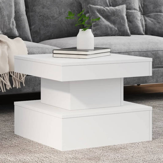 HKH Mesa de Centro com Luzes Led - Branco