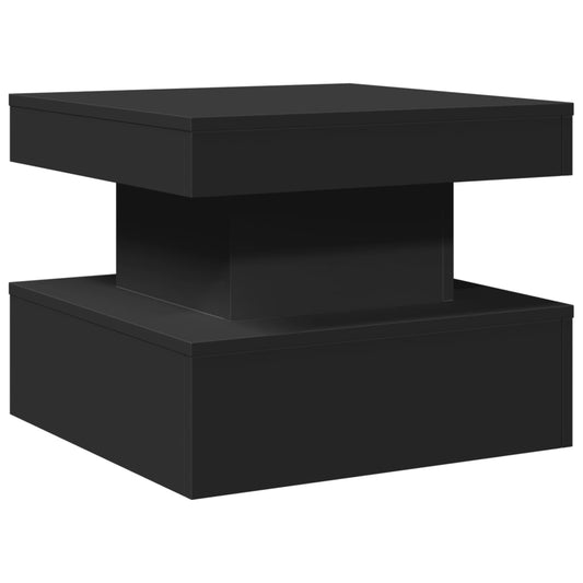 Mesa de centro HKH con luces LED - Negro