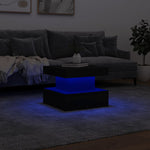 HKH Mesa de Centro com Luzes Led - Preto
