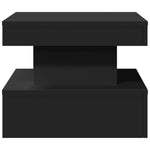 HKH Mesa de Centro com Luzes Led - Preto