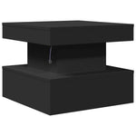 HKH Mesa de Centro com Luzes Led - Preto