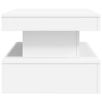 HKH Mesa de Centro com Luzes Led - Branco