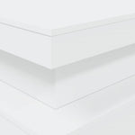 HKH Mesa de Centro com Luzes Led - Branco