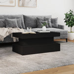 HKH Mesa de Centro com Luzes Led - Preto