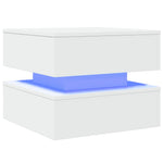 HKH Mesa de Centro com Luzes Led - Branco