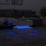 HKH Mesa de Centro com Luzes Led - Branco