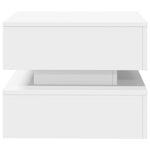 HKH Mesa de Centro com Luzes Led - Branco