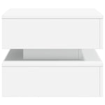 HKH Mesa de Centro com Luzes Led - Branco
