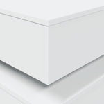 HKH Mesa de Centro com Luzes Led - Branco