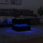 HKH Mesa de Centro com Luzes Led - Preto