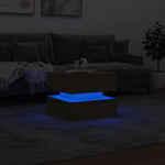 HKH Mesa de Centro com Luzes Led Carvalho Sonoma