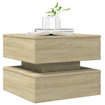 HKH Mesa de Centro com Luzes Led Carvalho Sonoma