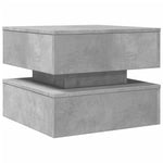 HKH Mesa de Centro com Luzes Led Cimento - Cinzento
