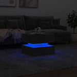 HKH Mesa de Centro com Luzes Led Cimento - Cinzento
