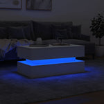 HKH Mesa de Centro com Luzes Led - Branco