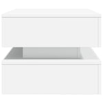 HKH Mesa de Centro com Luzes Led - Branco