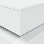 HKH Mesa de Centro com Luzes Led - Branco