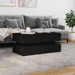 HKH Mesa de Centro com Luzes Led - Preto