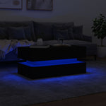 HKH Mesa de Centro com Luzes Led - Preto