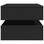 HKH Mesa de Centro com Luzes Led - Preto