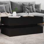 HKH Mesa de Centro com Luzes Led - Preto