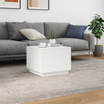 HKH Mesa de Centro com Luzes Led - Branco