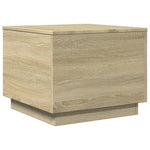 HKH Mesa de Centro com Luzes Led Carvalho Sonoma
