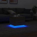 HKH Mesa de Centro com Luzes Led Carvalho Sonoma