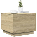 HKH Mesa de Centro com Luzes Led Carvalho Sonoma