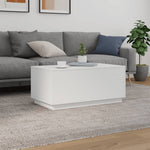 HKH Mesa de Centro com Luzes Led - Branco