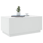 HKH Mesa de Centro com Luzes Led - Branco