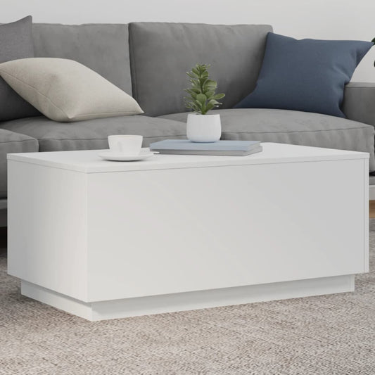 HKH Mesa de Centro com Luzes Led - Branco