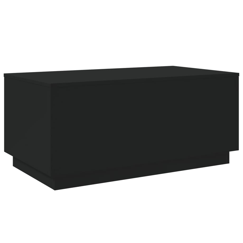 Mesa de centro HKH con luces LED - Negro