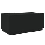 HKH Mesa de Centro com Luzes Led - Preto