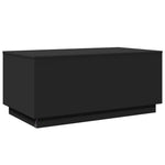 HKH Mesa de Centro com Luzes Led - Preto